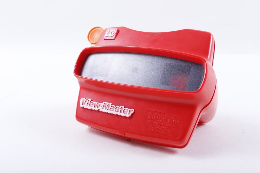 3D View-Master Red Stereoscopic Viewer Tyco Toys Vintage Collection